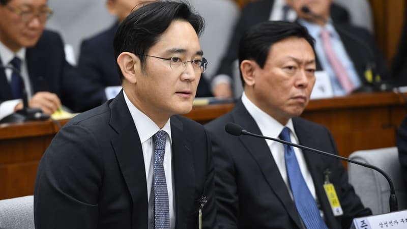 L'héritier de l'empire Samsung, Lee Jae-Yong. 