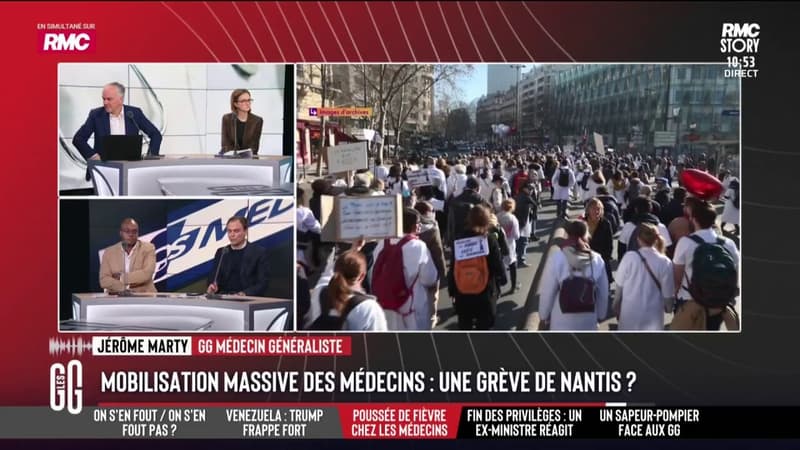 Le coup de gueule du médecin en grève Jérôme Marty contre le budget de la sécurité sociale