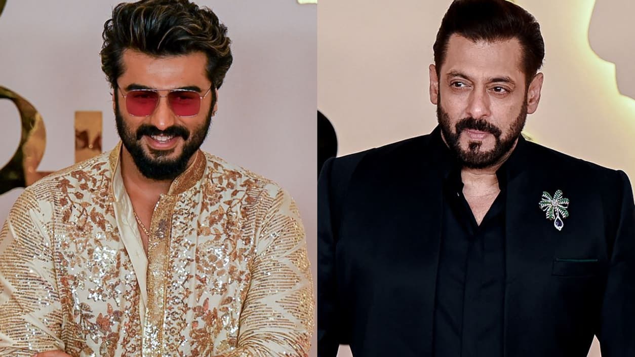 Arjun Kapoor et Salman Khan, deux stars du cinéma indien, au mariage d'Anant Ambani et Radhika Merchant Arjun Kapoor et Salman Khan, deux stars du cinéma indien, au mariage d'Anant Ambani et Radhika Merchant