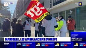 Marseille : les ambulanciers sont en grève