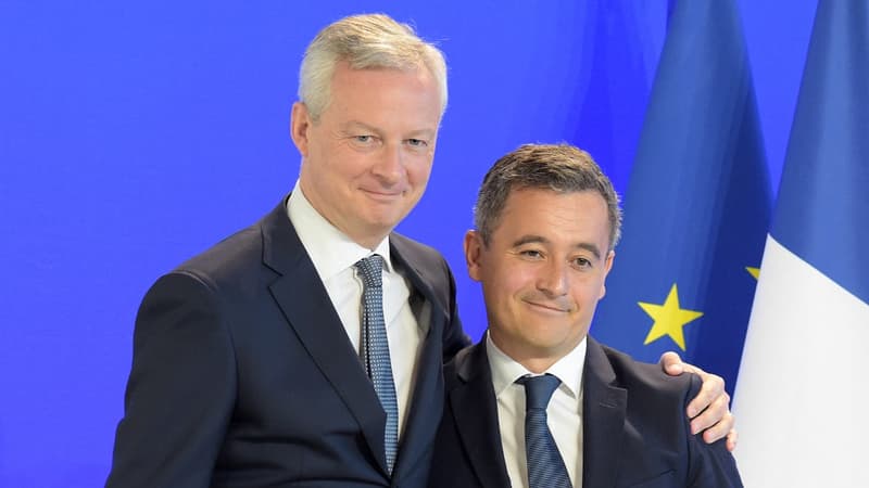 Remaniement: Le Maire et Darmanin, les deux ministres devenus indispensables pour Macron