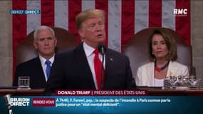 Mur à la frontière, "compromis politiques": ce qu'il faut retenir du grand discours sur l'état de l'Union de Donald Trump 