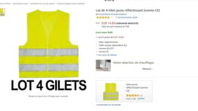 Les prix des gilets jaunes flambent sur Amazon