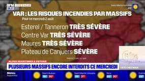 Risques d'incendies dans les Alpes-Maritimes: plusieurs massifs interdits d'accès