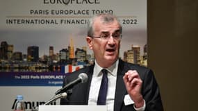 Le gouverneur de la Banque de France François Villeroy de Galhau, à Tokyo le 15 novembre 2022