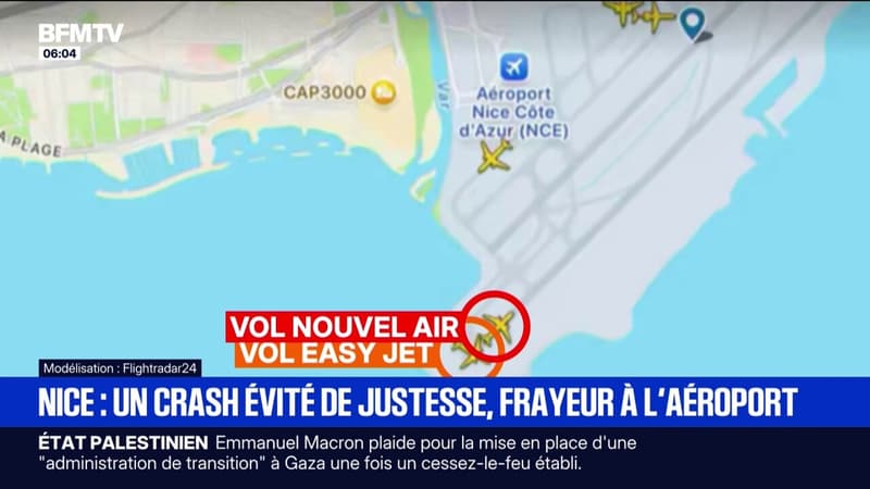 À l'aéroport de Nice, un crash entre deux Airbus A320 a été évité de justesse