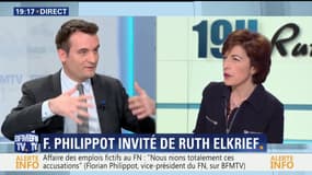 Florian Philippot face à Ruth Elkrief