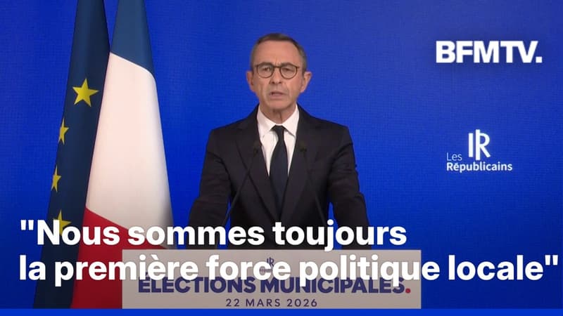 Municipales 2026: la prise de parole en intégralité de Bruno Retailleau, président des Républicains