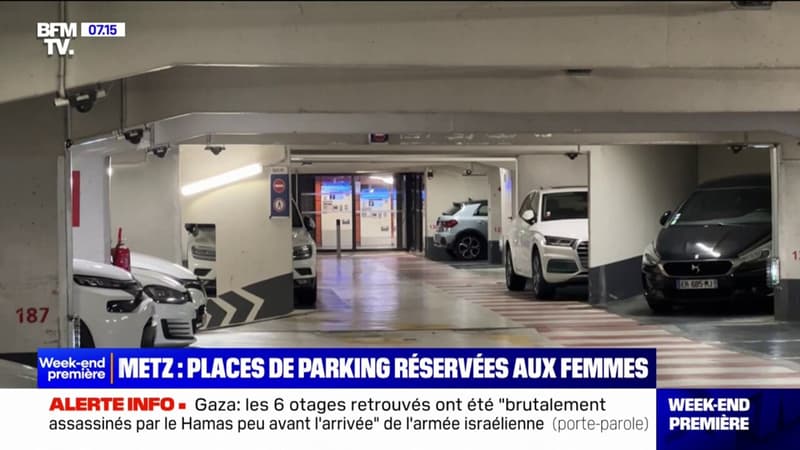 Metz: des places de parking réservées aux femmes pour lutter contre l'insécurité