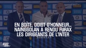 Blessé mais en boîte, doigt d'honneur... Nainggolan a rendu furax les dirigeants de l'Inter