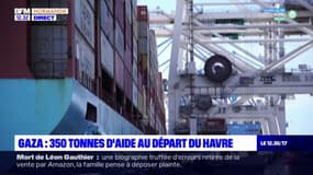 350 tonnes d'aide pour Gaza vont partir du port du Havre ce mercredi