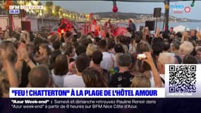 Nice: le groupe "Feu! Chatterton" a mis l'ambiance à la plage de l'hôtel amour
