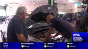 Yvelines: ils préparent leur voiture avant le grand départ en vacances