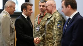 Emmanuel Macron à Paris le 11 mars 2025