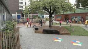 La cour de de l'école Chateaubriand a été aménagée.