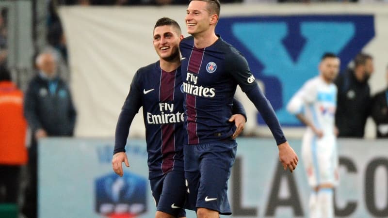 Julian Draxler et Marco Verratti (PSG)