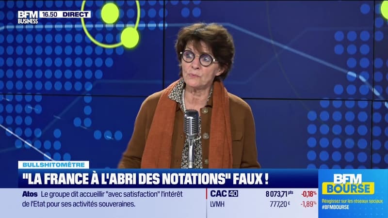 Bullshitomètre : &quot;La France est désormais à l&#039;abri des agences de notation&quot; - FAUX répond Véronique Riches-Flores - 29/04