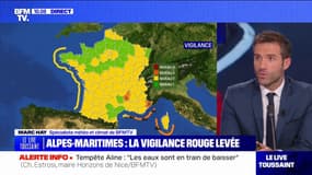 Alpes-Maritimes: la vigilance rouge pluie-inondation levée sur le département