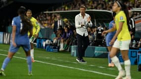 Hervé Renard lors de France-Brésil, le 29 juillet 2023.