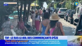 Tour de France: le ras-le-bol des commerçants à Èze, qui anticipent des lourdes pertes de chiffre d'affaires