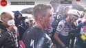 Remco Evenepoel en sang à l'arrivée de la troisième étape de la Vuelta 2023