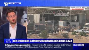 Des premiers camions humanitaires dans Gaza - 21/10