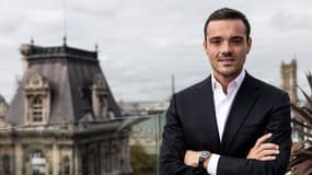 Frédéric Merlin, président de la Société des Grands Magasins (SGM) et propriétaire de BHV, pose lors d'une séance photo à Paris, le 22 octobre 2025.