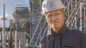 Philippe Jost, superviseur du chantier de Notre-Dame, le 6 juin 2025 à Paris. 