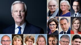 Le gouvernement nommé par Michel Barnier le samedi 21 septembre 2024