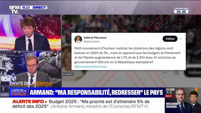 Hausse des budgets du Parlement et de l'Élysée: 