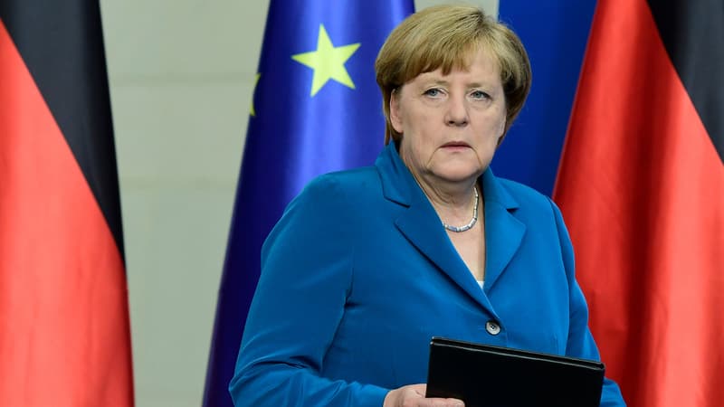 Angela Merkel à la chancellerie à Berlin, le 23 juillet 2016. 