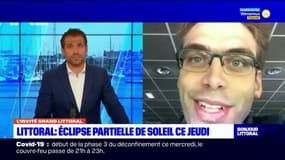 Littoral: Nicolas Fiolet, responsable du planétarium de La Coupole, explique à quoi ressemble une éclipse partielle