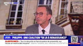 Coalition de LR à Renaissance: "Je n'y suis pas favorable", affirme Bruno Retailleau (LR)