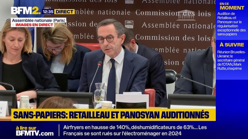 Bruno Retailleau auditionné sur la régulation des sans-papiers