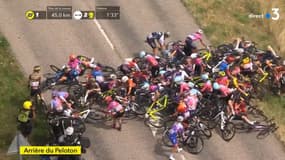 Chute sur la 5e étape du Tour de France femmes