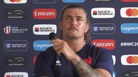 Bastien Chalureau avec le XV de France le 4 septembre 2023