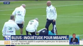 Après un contact avec Rami, Mbappé a quitté l’entraînement des Bleus 