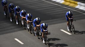 Un contre-la-montre par équipe sur le Tour de France 2019
