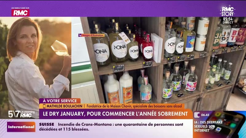 Mathilde Boulachin à votre service : Le Dry January, pour commencer l'année sobrement - 02/01