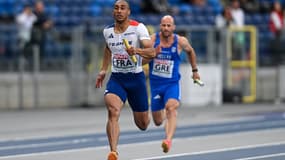Le sprinteur français Jimmy Vicaut lors des Jeux Européens le 24 juin 2023