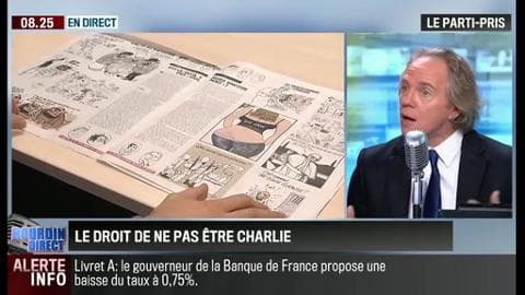 Le parti pris d'Hervé Gattegno : "On n'est pas obligé d'avoir la religion de Charlie Hebdo" - 15/01   