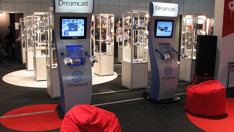 Terminaux Dreamcast à la Games Convention 2008