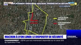 Lyon: le dispositif de sécurité et de circulation pour la visite de Macron