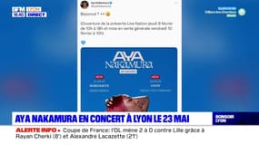 Le clin d'œil à Beyoncé d'Aya Nakamura en concert à Lyon le 23 mai 2023