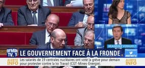 Loi Travail: Manuel Valls hausse le ton à l'Assemblée