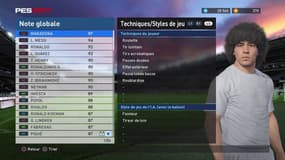 Diego Maradona attaque Konami