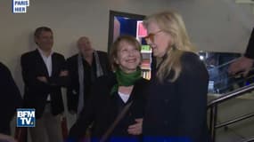 Nathalie Baye et Sylvie Vartan au Max Linder à Paris, le 9 avril 2018