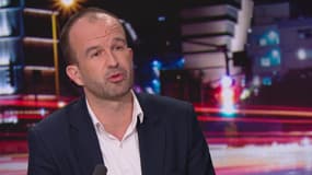 Manuel Bompard sur le plateau de BFMTV ce mercredi 20 novembre 2024.
