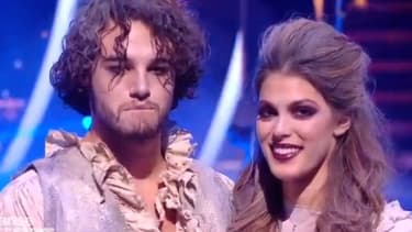 Iris Mittenaere et Anthony Colette sur le plateau de "Danse avec les stars"