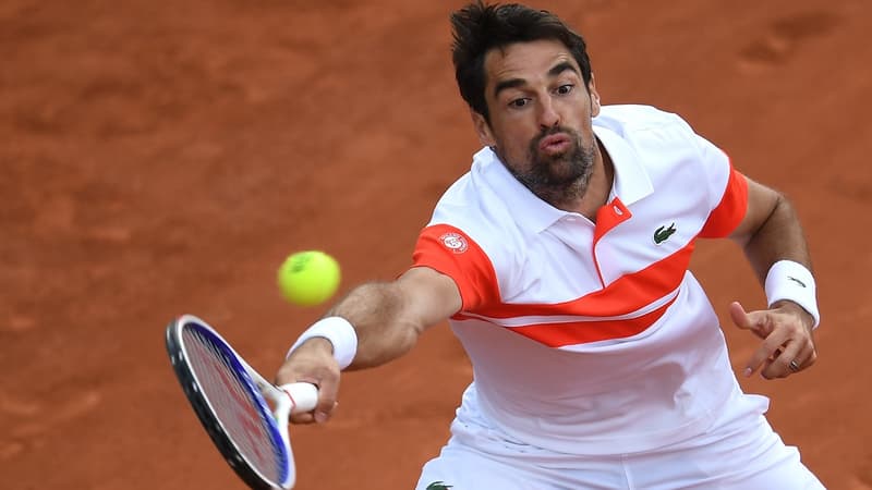 Jérémy Chardy, en finale du double de Roland-Garros, en compagnie de son ami Fabrice Martin.